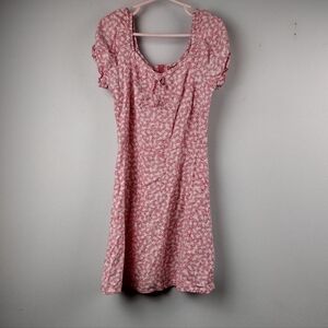 Art Class Girl's Floral Pink Dress kid's size M